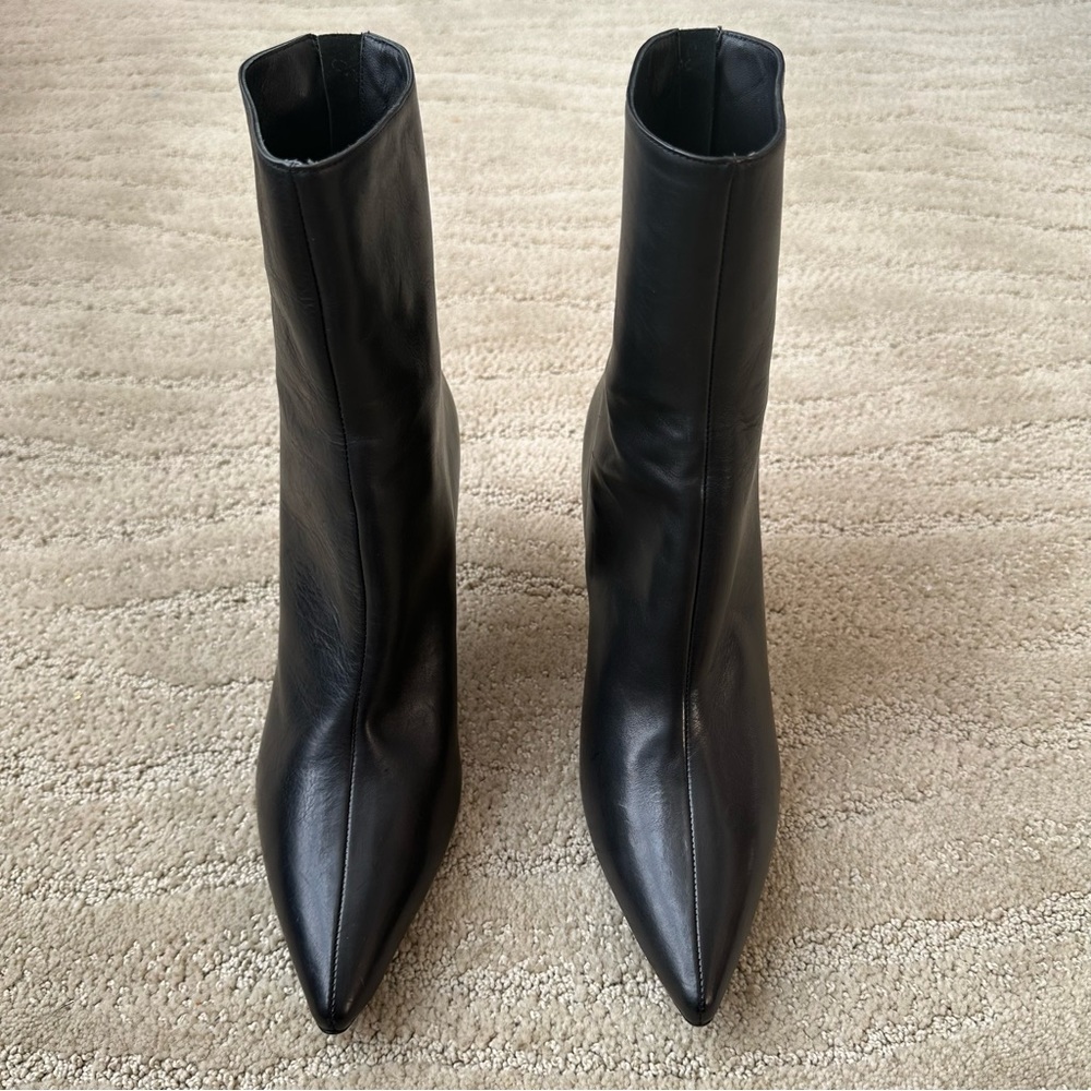 Hollywould Ellie Leather Ankle & Knee High Chain Leather Boots Black EU 39 NIB - Picture 8 of 16